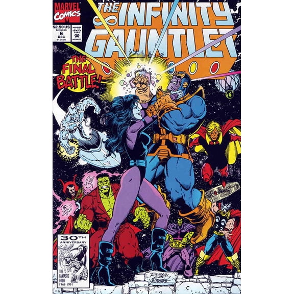 Infinity Gauntlet #6 VF ; Marvel Comic Book