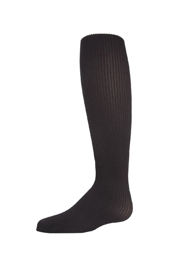 MeMoi Textured Toes Ribbed Tights - Girls - Female, 2-4, Black