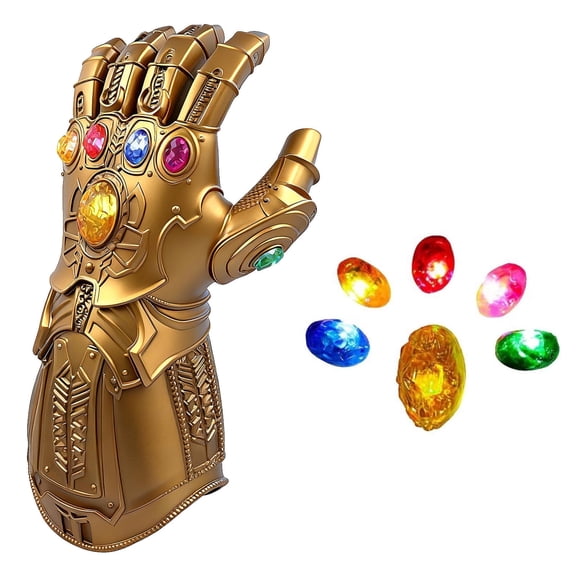 Infinity Glove Pvc Hand Gloves with Colorful Stones for Adult Kids