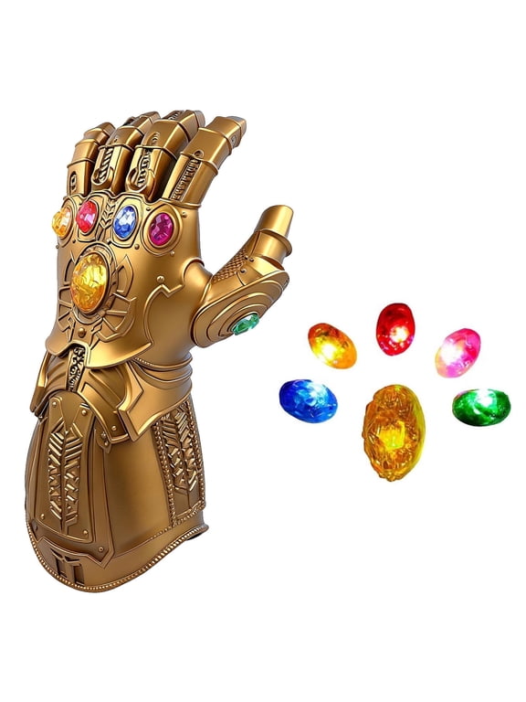 Infinity Glove Pvc Hand Gloves with Colorful Stones for Adult Kids