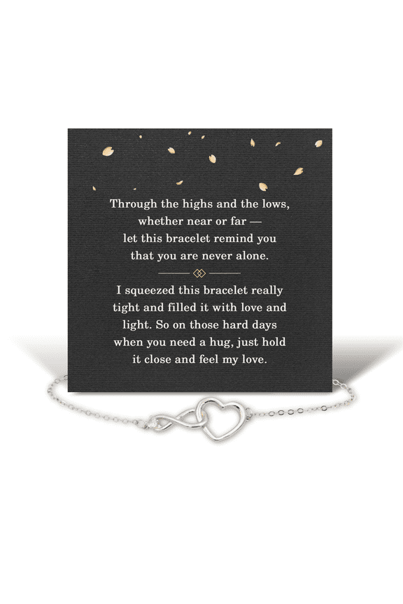 Infinity Heart Bracelets for Women - Jewelry Birthday Gifts for Women Friendship - Christmas Gifts for Her