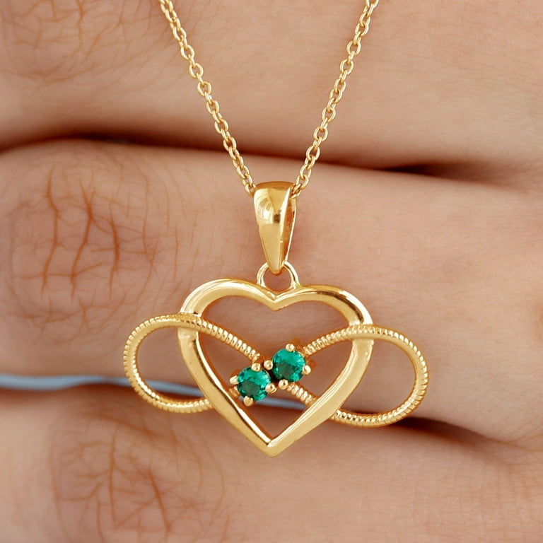 Infinity heart shop necklace walmart