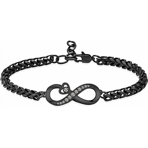 Infinity Heart Urn Bracelet Cremation Bracelet for Ashes Memorial Ashes Bracelet Women Girls Cremation Link Memorial Bracelet Bangle