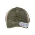 thumbnail image 1 of Infinity Her B97295540 Women Washed Mesh-Back Cap, Olive & Camo - Adjustable, 1 of 3