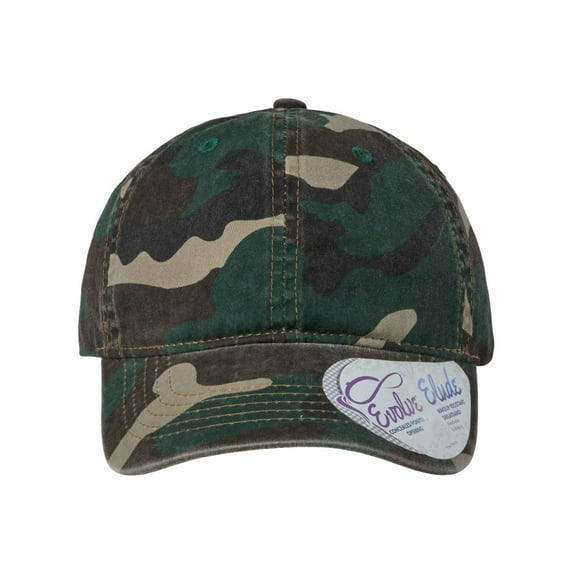 Infinity Her B97795980 Women Garment-Washed Fashion Print Cap, Fashion Camo - Adjustable