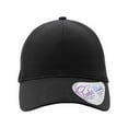 thumbnail image 1 of Infinity Her GABY Women's Perforated Performance Cap-Black/ Swirl, 1 of 4