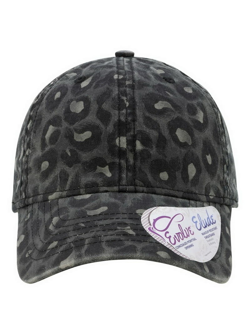 Black Leopard Print Women\'s Cap Time and Tru Women main image 4