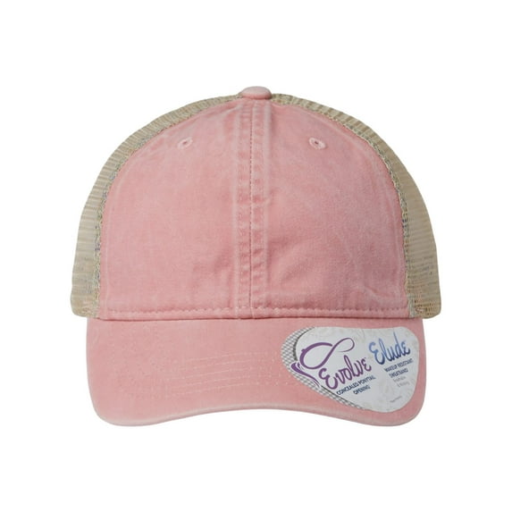 Infinity Her - Women's Washed Mesh Back Cap - TESS - Dusty Pink/ Floral