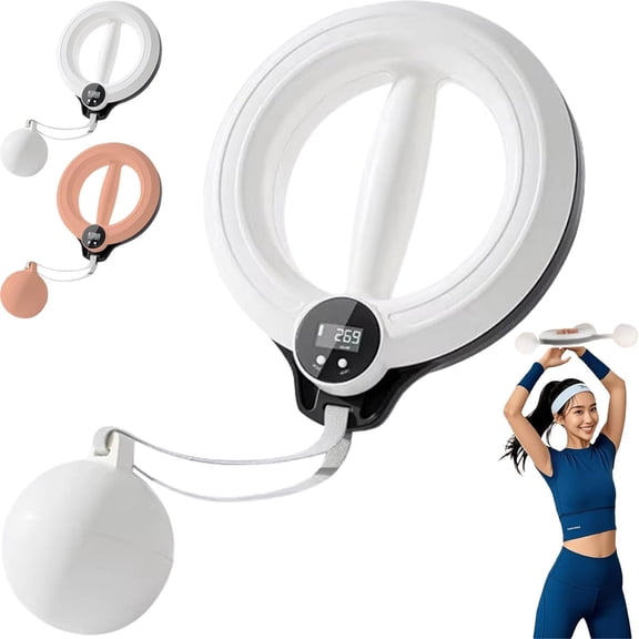 Infinity Hoop 2.0 for Arms and Shoulder,360° Hand Crank Forearm Trainer with Digital Tracker for Home Workout Gym