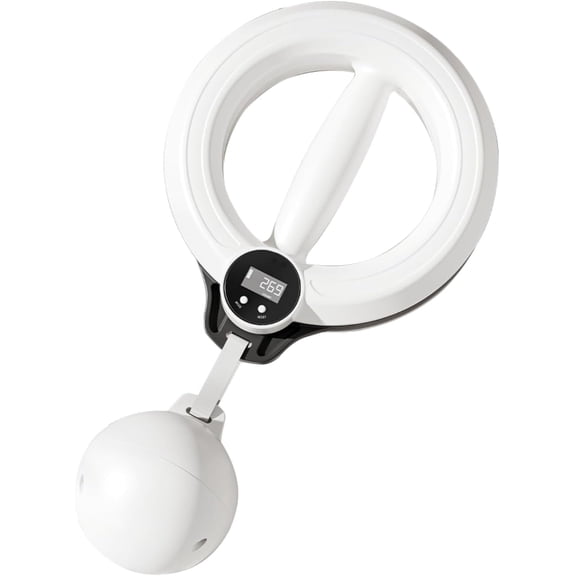 Infinity Hoop for Arm Workout, 360 Rotating Arm Fitness Hoop, Smart Counting Hand Crank Trainer with Glow&Non-Glow, Portable Silent Forearm Shoulder Exercise Equipment