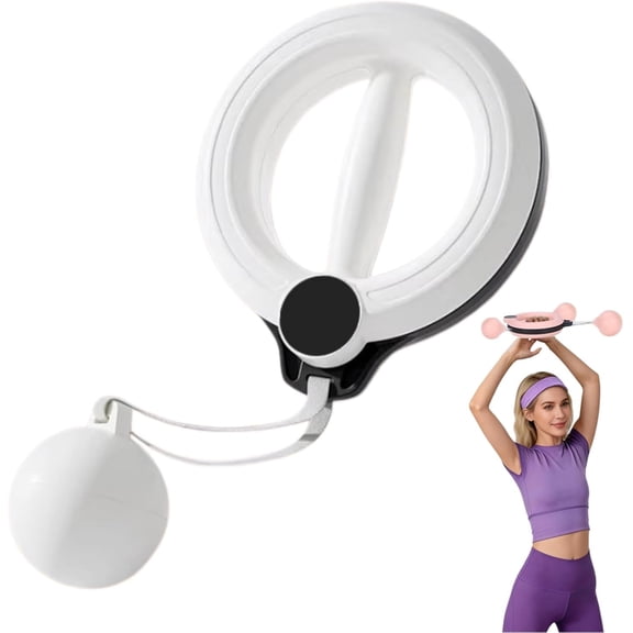 Infinity Hoop for Arms and Shoulder Exercise Equipment, Arm Training Device with Digital Activity Tracker, Hand Crank Forearm Trainer for Upper Body Muscle Sculpting