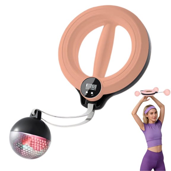 Infinity Hoop for Arms and Shoulder Exercise Equipment, Arm Training Device with Digital Activity Tracker, Hand Crank Forearm Trainer for Upper Body Muscle Sculpting