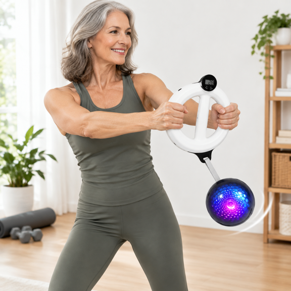 Infinity Hoop For Arm Workout 360 Rotatinger Flabby Arms
