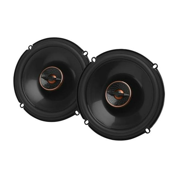 Infinity INFREF607F 6.5 in. Reference Series Extreme-Performance Automotive Coaxial Speakers, Black