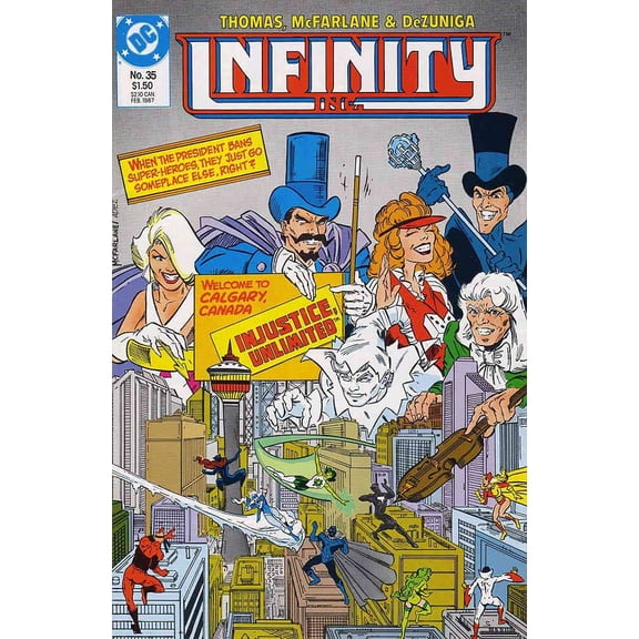Infinity, Inc. #35 VF ; DC Comic Book