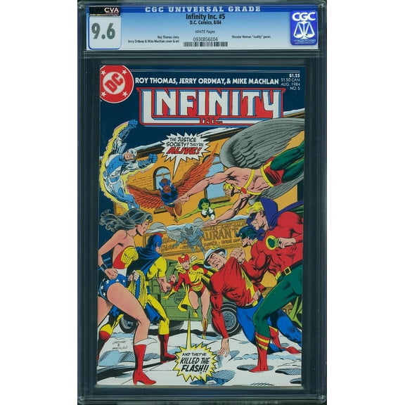 Infinity Inc. #5 - CGC 9.6 Comic Book