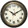 thumbnail image 1 of Infinity Instruments 10" Forecaster Antique Black & Bronze Transitional Analog Display Wall Clock, 1 of 7