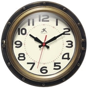 Infinity Instruments 10 Forecaster Antique Black & Bronze Transitional Analog Display Wall Clock