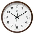 thumbnail image 1 of Infinity Instruments 14" Brown Transitional Analog Display Wall Clock, 1 of 6