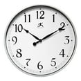 thumbnail image 1 of Infinity Instruments 18 in. Silver Transitional Analog Display Wall Clock, 1 of 6