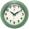 thumbnail image 1 of Infinity Instruments 8.5" Retro Diner Wall Clock - Green, 1 of 6