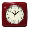 thumbnail image 1 of Infinity Instruments 9 Square Retro 9W x 9H in. Wall Clock, 1 of 6