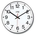 thumbnail image 1 of Infinity Instruments Basic Prosaic Black 12-inch Traditional Analog Display Wall Clock, 1 of 6