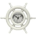thumbnail image 1 of Infinity Instruments Captain's Wall Clock, Ivory, 15", 1 of 7
