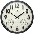 thumbnail image 1 of Infinity Instruments Concordia Outdoor Wall Clock with Hydrometer, 1 of 7