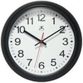 thumbnail image 1 of Infinity Instruments Director Wall Clock, Black, 12", 1 of 7