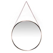 Infinity Instruments Franc Rose Gold 17.5 Round Wall Mirror