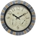 thumbnail image 1 of Infinity Instruments Inca II Indoor/Outdoor Circle Natural Multicolor Analog Display 18-inch Wall Clock, 1 of 7