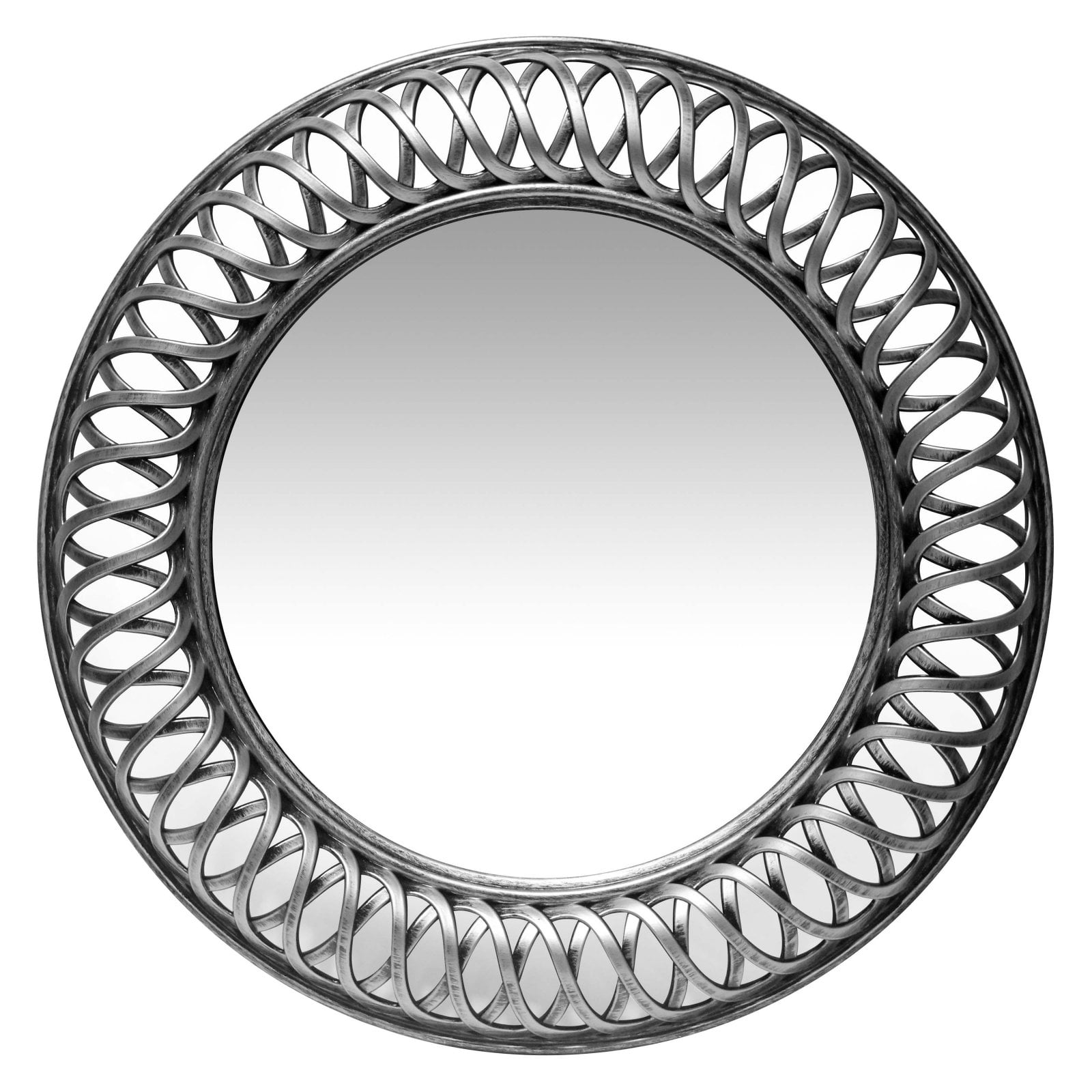 Infinity Instruments Lattice Round Wall Mirror 22.75W x 22.75H in