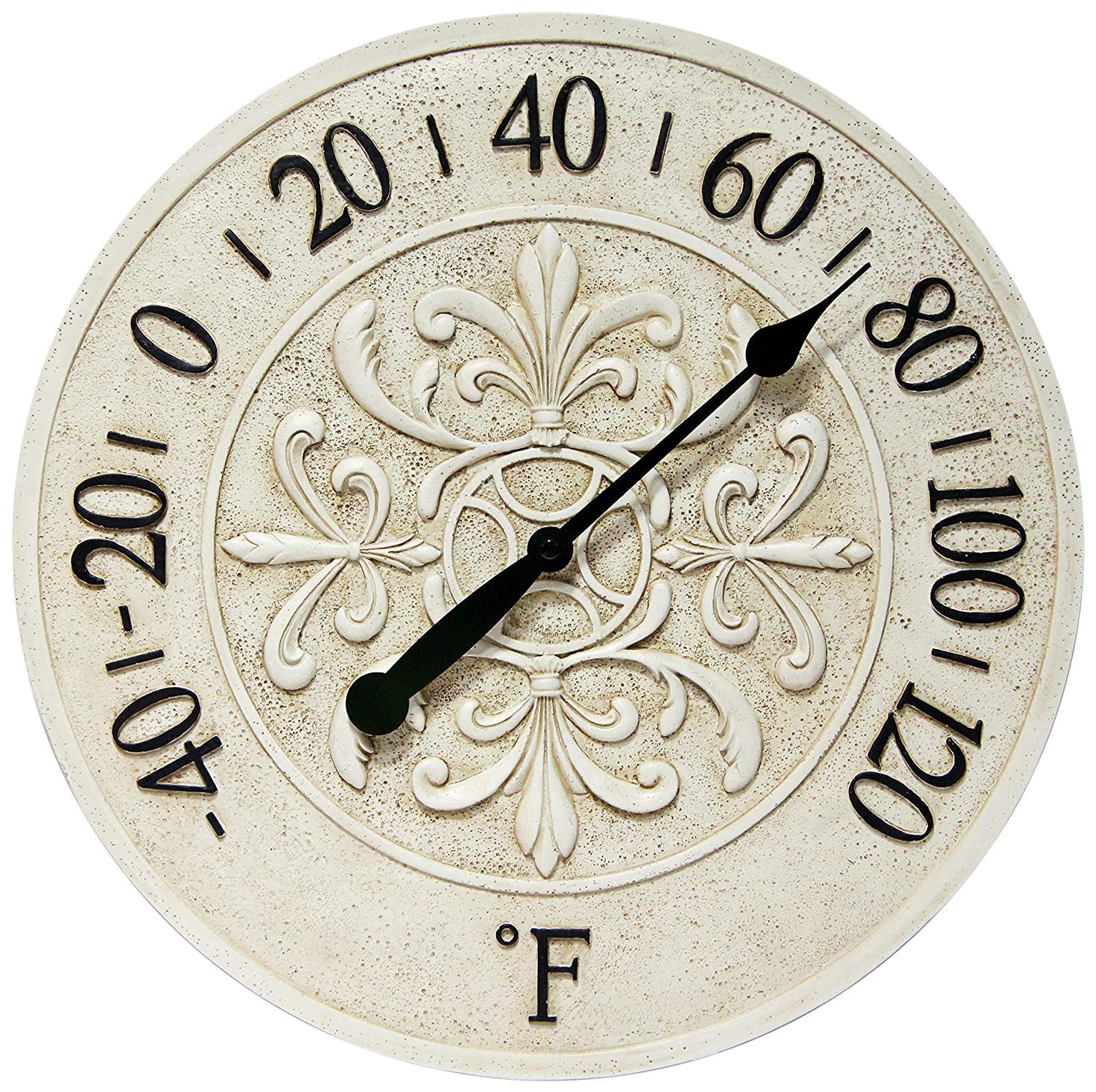 Infinity Instruments Le Blanc Fleur Weather Thermometer