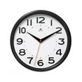 thumbnail image 1 of Infinity Instruments Metro Black Modern Analog Display 9-inch Wall Clock, 1 of 6