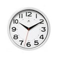 thumbnail image 1 of Infinity Instruments Metro White Wall Clock, 1 of 6