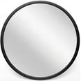 thumbnail image 1 of Infinity Instruments Nera Black Round Modern 22-inch Wall Mirror, 1 of 7