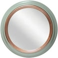 thumbnail image 1 of Infinity Instruments Ornate Green & Gold Round Transitional 24-inch Wall Mirror, 1 of 7