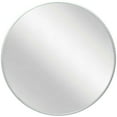 thumbnail image 1 of Infinity Instruments Plata 21 Inch Round Hanging Wall Mirror, Silver Matte Frame, 1 of 4