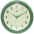 thumbnail image 1 of Infinity Instruments Retro Round Green Wall Clock, 15", 1 of 7