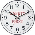 thumbnail image 1 of Infinity Instruments Safety First 11.5'' Wall Clock, 1 of 6