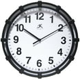 thumbnail image 1 of Infinity Instruments Skipper Plastic 16" Indoor Wall Clock with Quartz Movement for Accurate Timekeeping, Black, 1 of 7