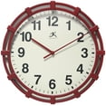 thumbnail image 1 of Infinity Instruments Skipper Plastic 16" Indoor Wall Clock with Quartz Movement for Accurate Timekeeping, Red, 1 of 7