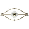thumbnail image 1 of Infinity Instruments The Horus Gold Modern Analog Display 10-inch Wall Clock, 1 of 7