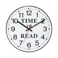 thumbnail image 1 of Infinity Instruments Time to Read 11.5'' Wall Clock, 1 of 6