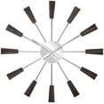 thumbnail image 1 of Infinity Insturments Vane Mid-Century Wall Clock, 1 of 5
