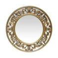 thumbnail image 1 of Infinity Instruments Victoria Wall Brushed Hanging Vanity Mirror, Gold, 1 of 9