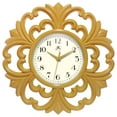 thumbnail image 1 of Infinity Instruments Wisteria 15.5" Wall Clock - Saffron, 1 of 5