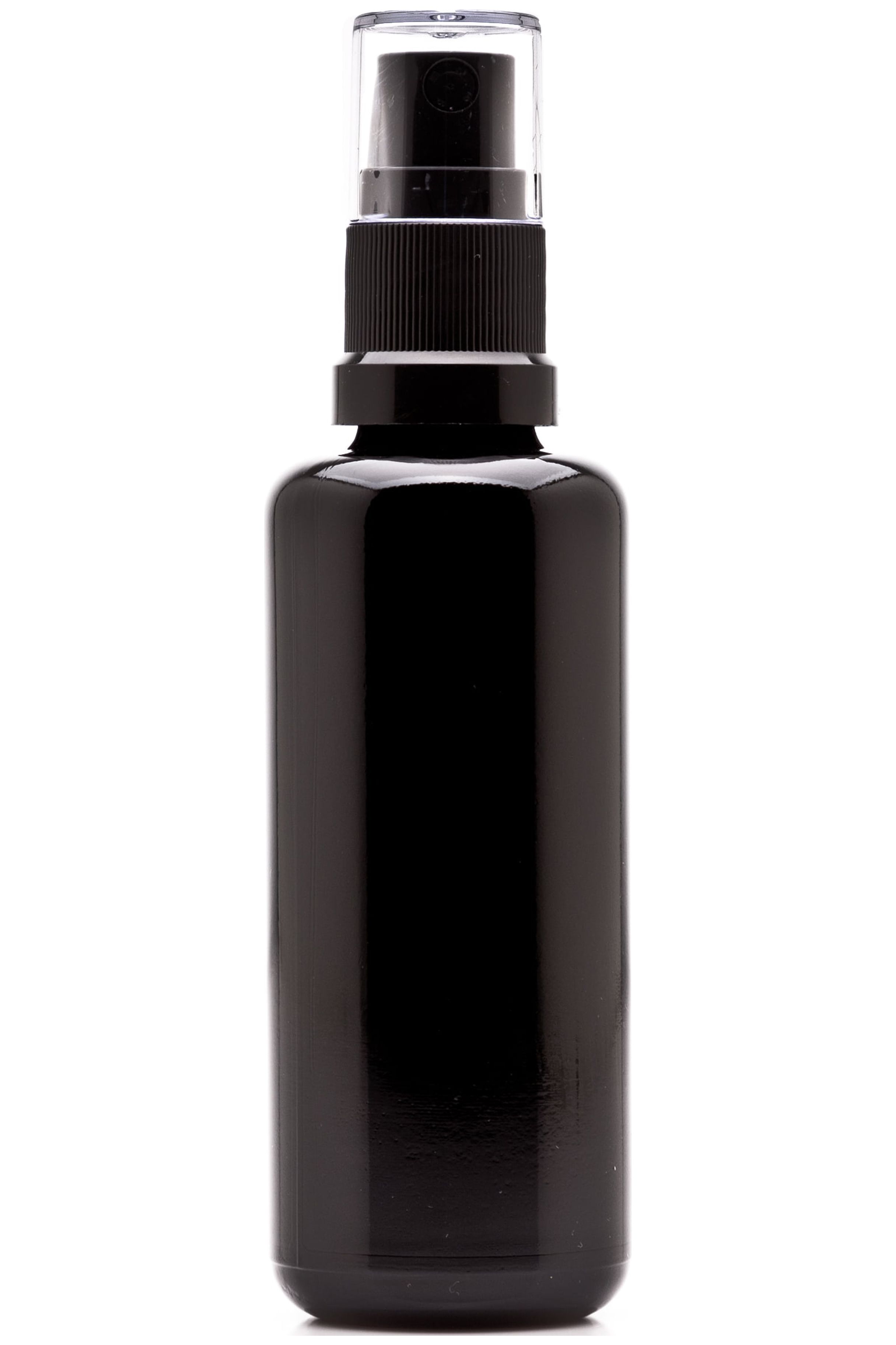 Infinity Jars 50 Ml (1.7 fl oz) Black Ultraviolet Glass Fine Mist Spray