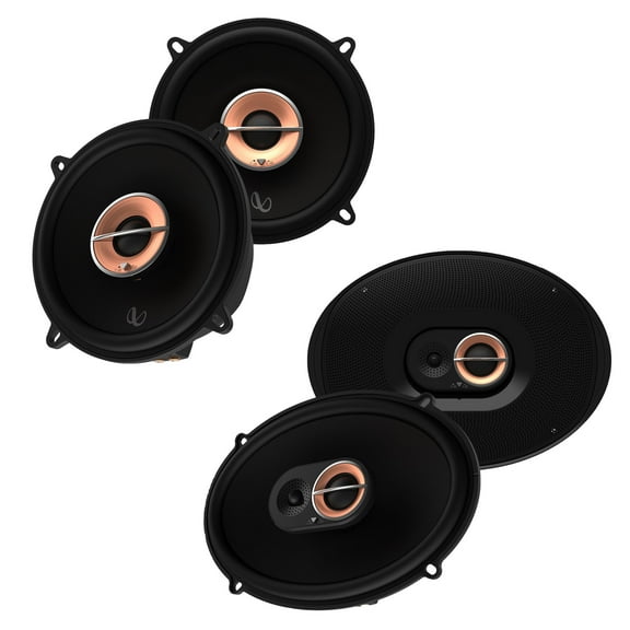 Infinity KAPPA53XF 5.25" 2-Way Coax (pair) with Infinity KAPPA693M 6x9" 3-Way Coax (pair)